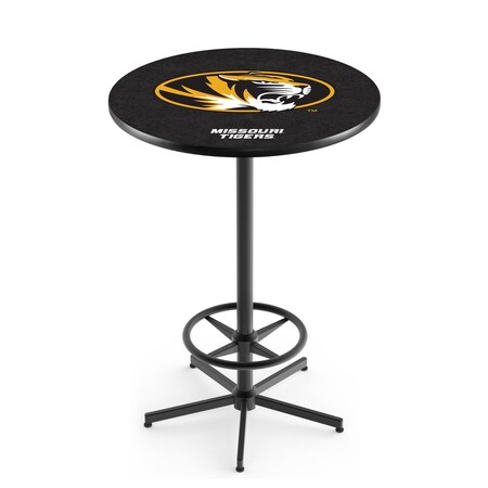 Holland Bar Stool Co 42" Black Missouri Pub Table L216B4228Mizzou